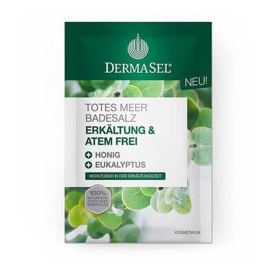 DERMASEL Totes Meer Badesalz Erkältung & Atemfrei