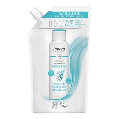 LAVERA basis sensitiv Pflegeshampoo Feuchtigkeit & Pflege, Nachfüllbeutel