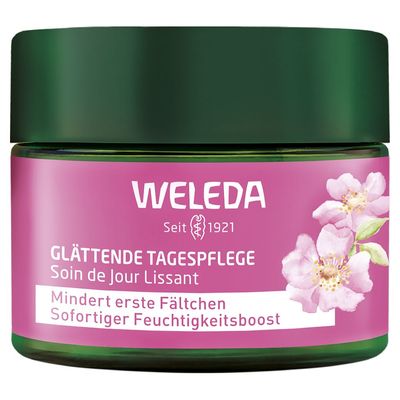 WELEDA glättende Tagespflege Wildrose & weißer Tee