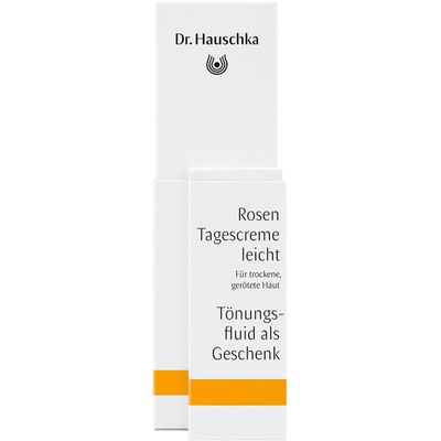 DR.HAUSCHKA Rosen Tagescreme Leicht + Tönungsfluid GRATIS