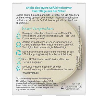 LAVERA festes Pflegeshampoo basis sensitiv Feuchtigkeit &amp; Pflege